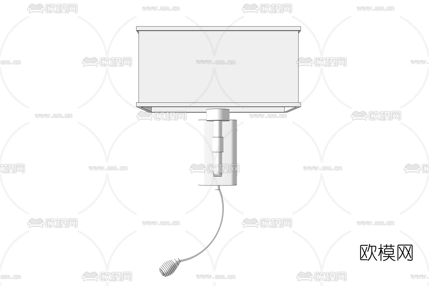 现代壁灯免费su模型下载