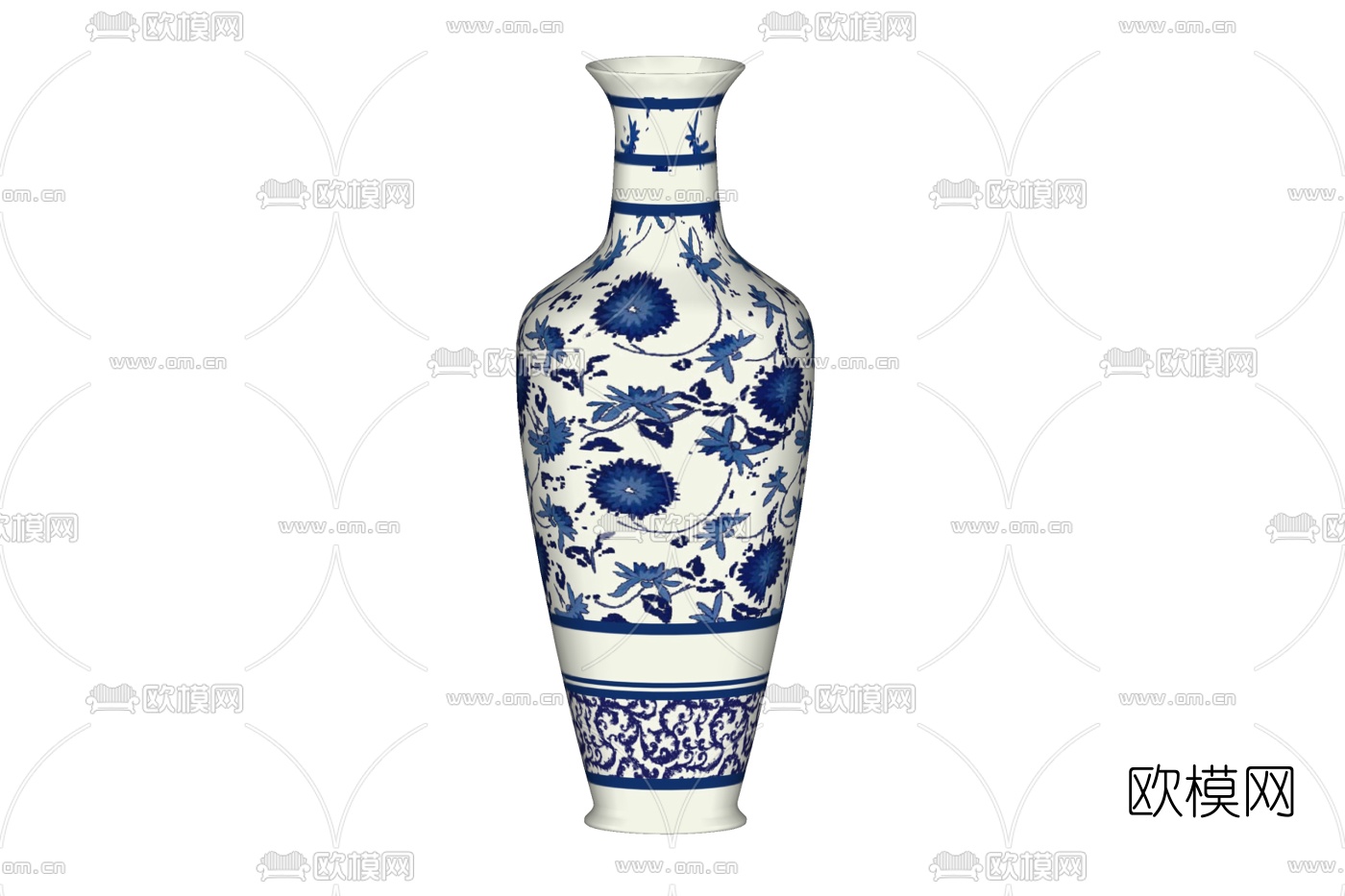 新中式装饰品免费su模型下载