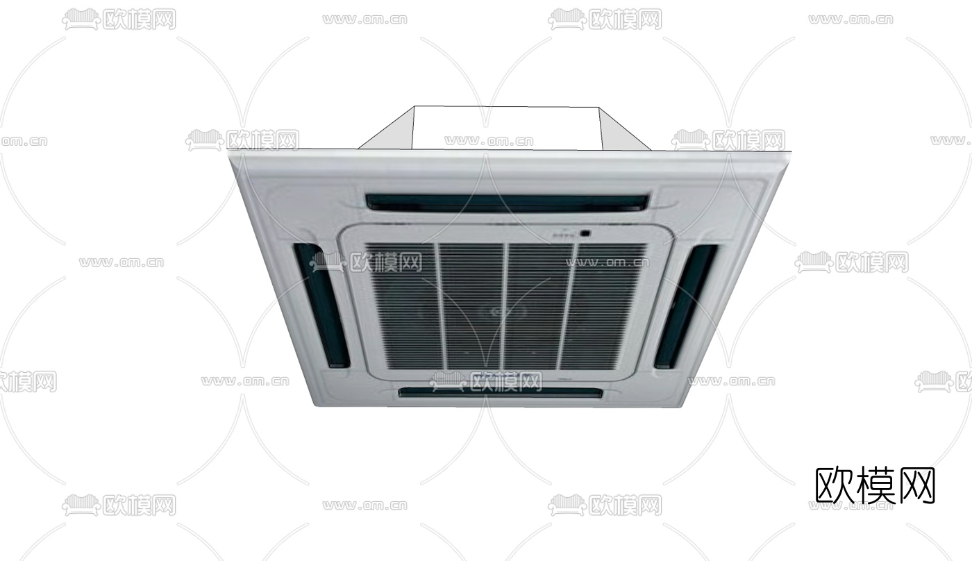现代中央空调免费su模型下载