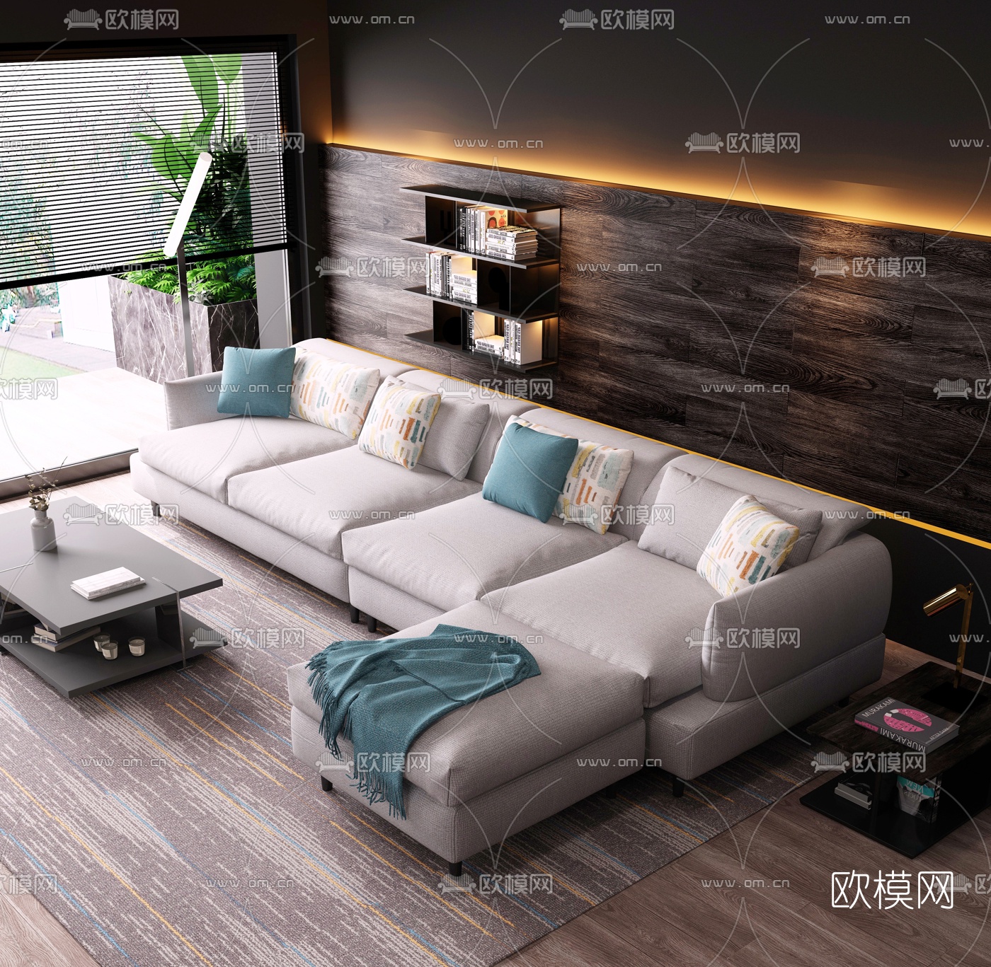 北欧沙发组合3d模型