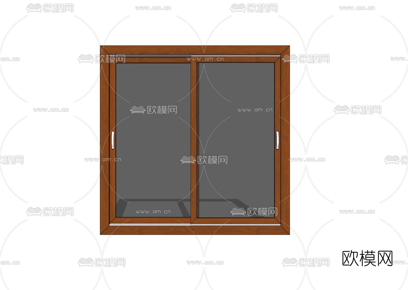现代窗户免费su模型下载