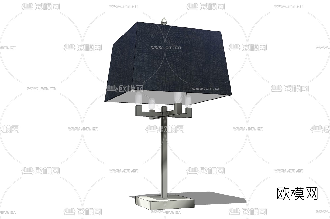 简欧台灯免费su模型下载