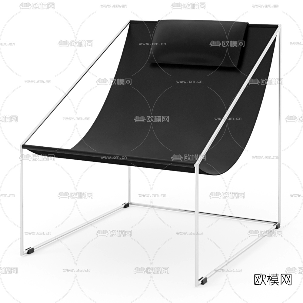 现代休闲躺椅免费3d模型
