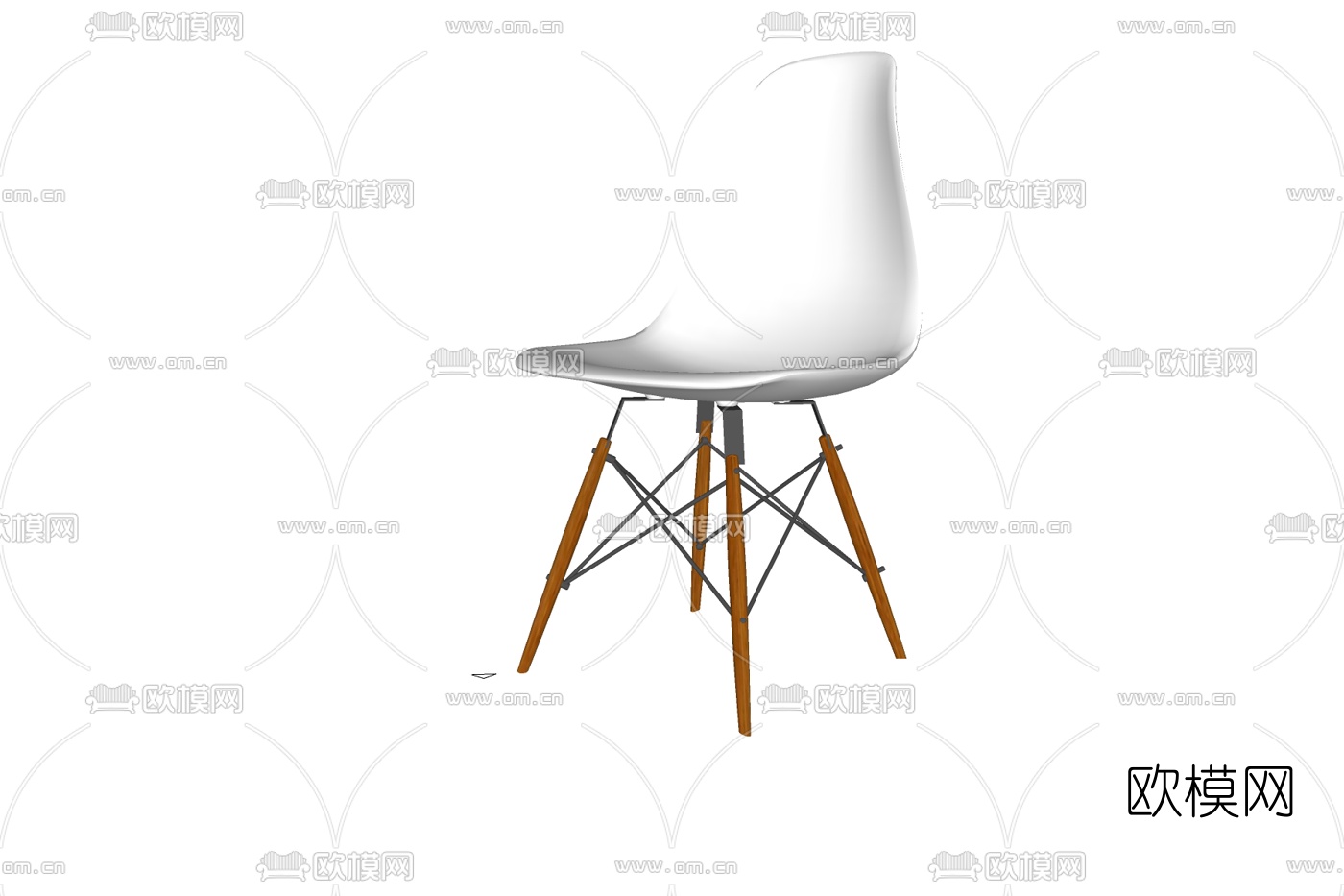 现代单椅免费su模型下载