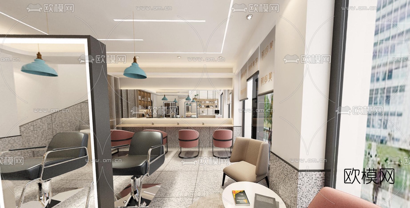 现代理发店vr全景3d模型