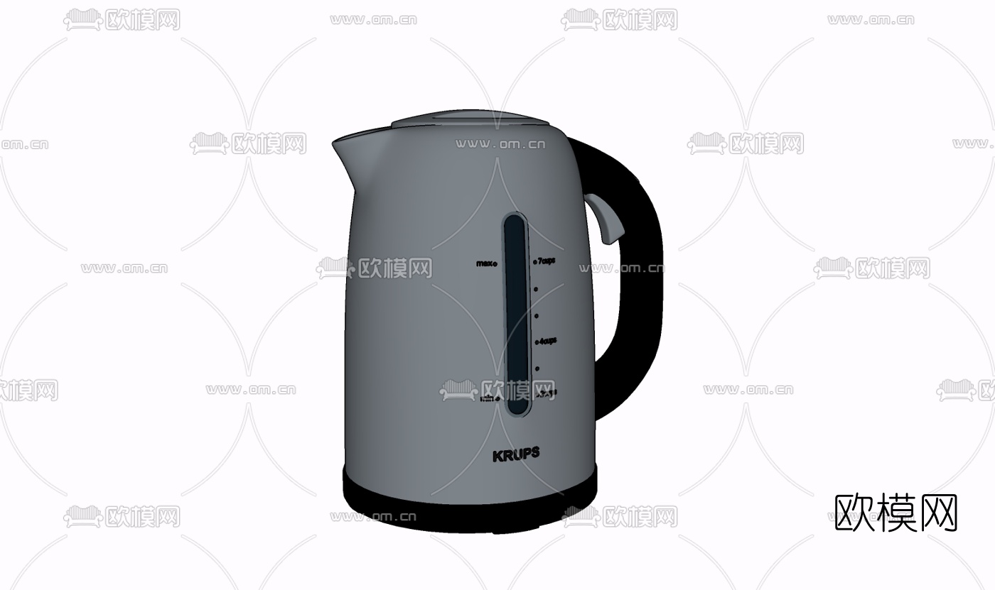 现代热水壶免费su模型下载