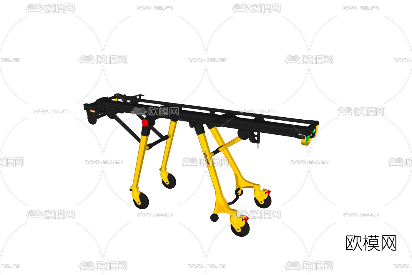 现代医疗器械免费su模型下载