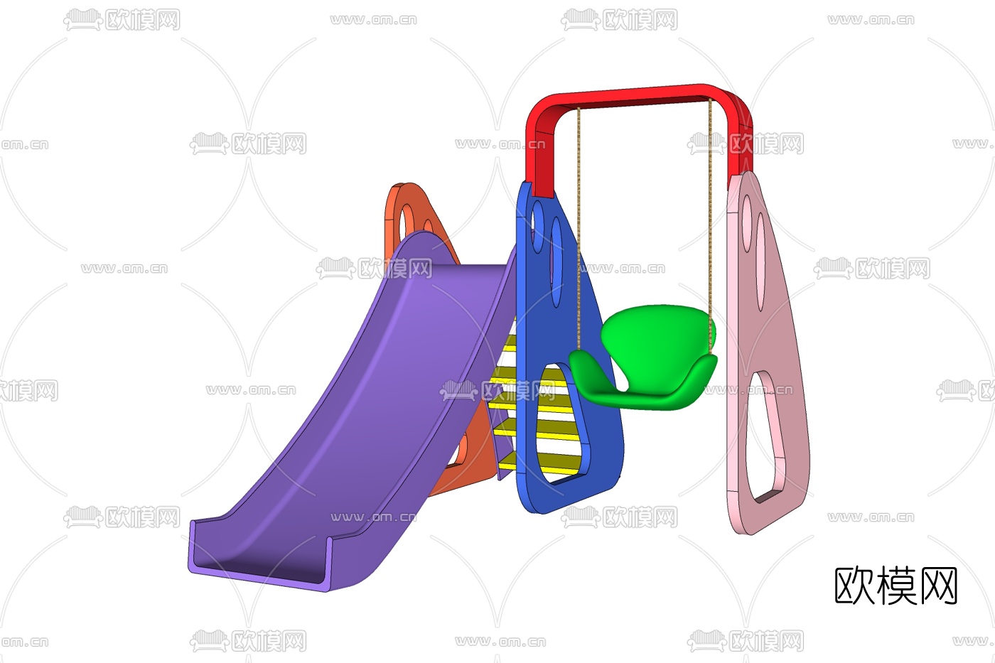现代儿童娱乐设备免费su模型下载