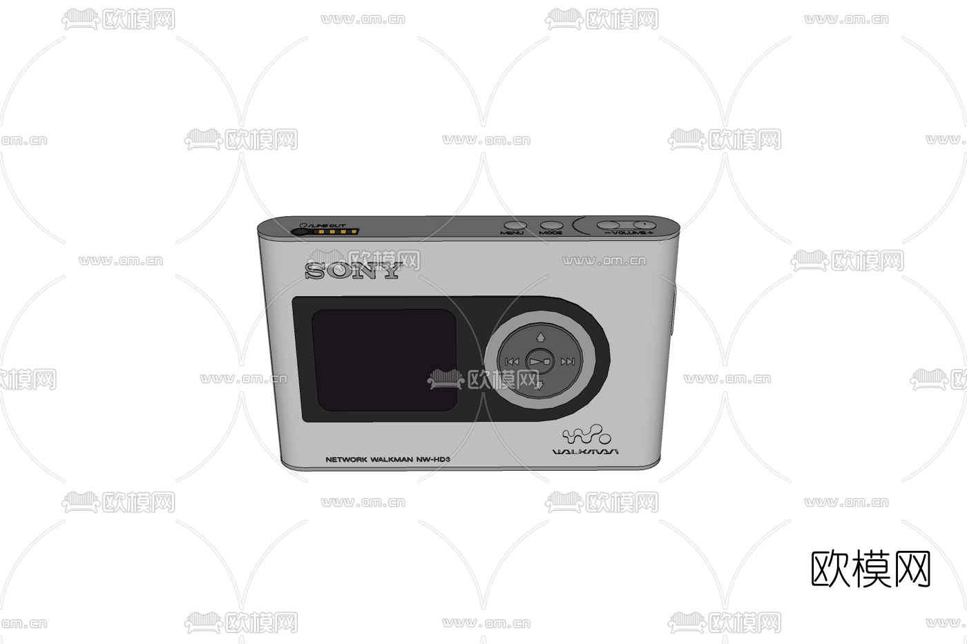 现代MP3音乐播放器免费su模型下载