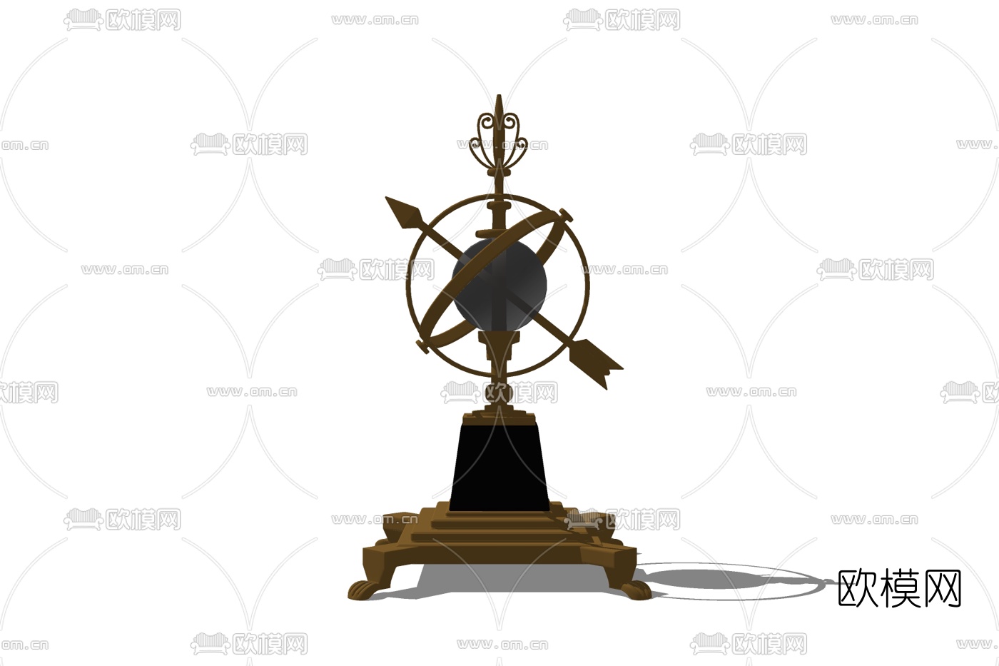 简欧装饰品免费su模型下载