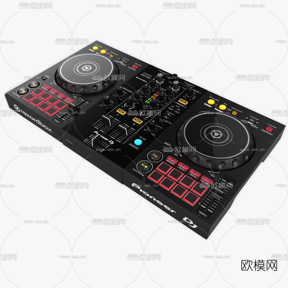 现代先锋DJ唱机3d模型