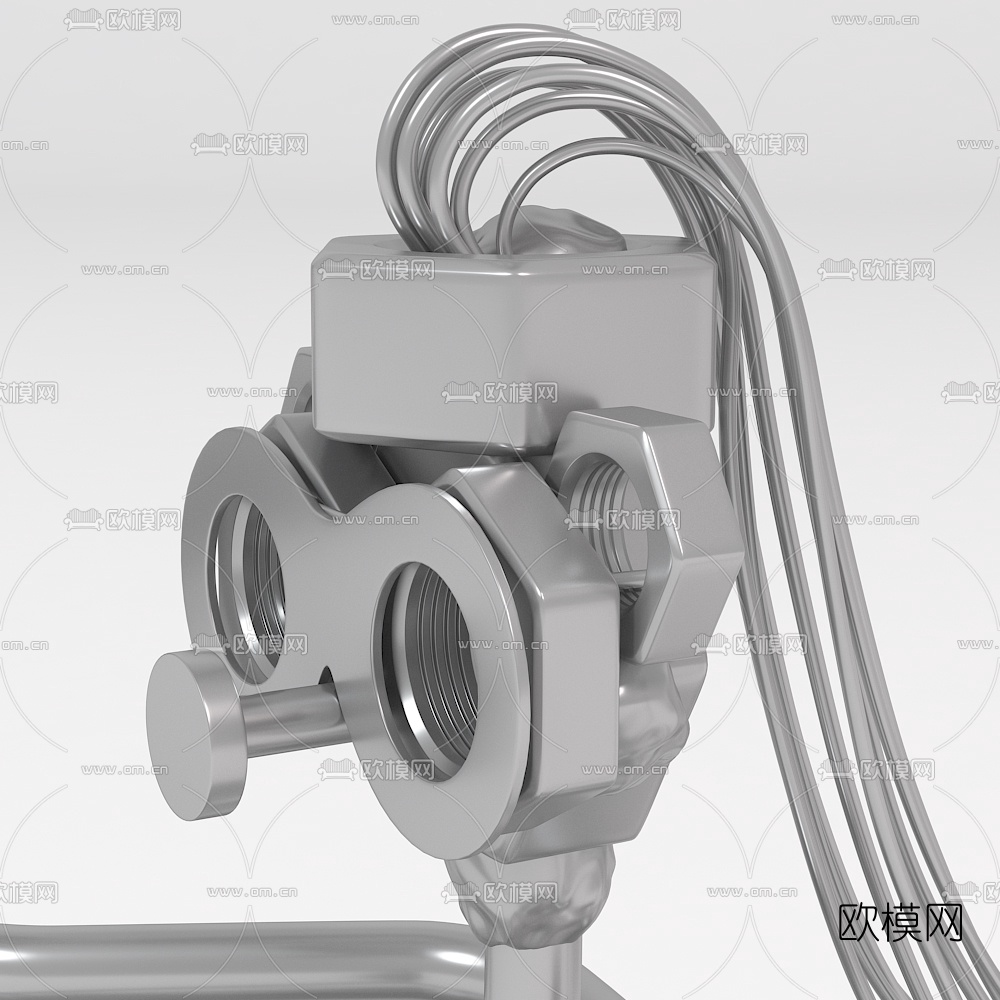 现代铁艺饰品摆件免费3d模型