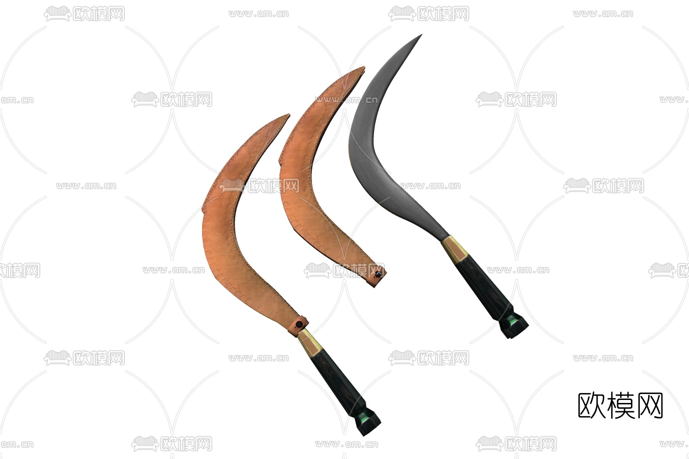 现代镰刀免费su模型下载