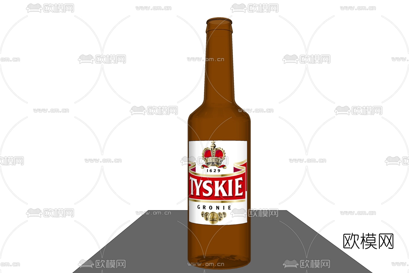现代啤酒酒水免费su模型下载