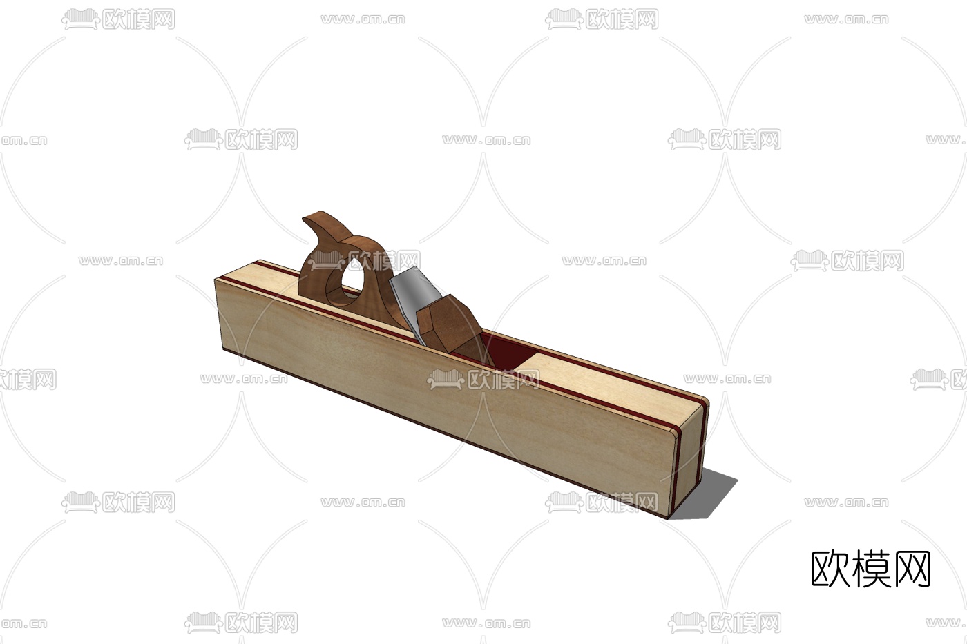 现代木材刨花工具免费su模型下载