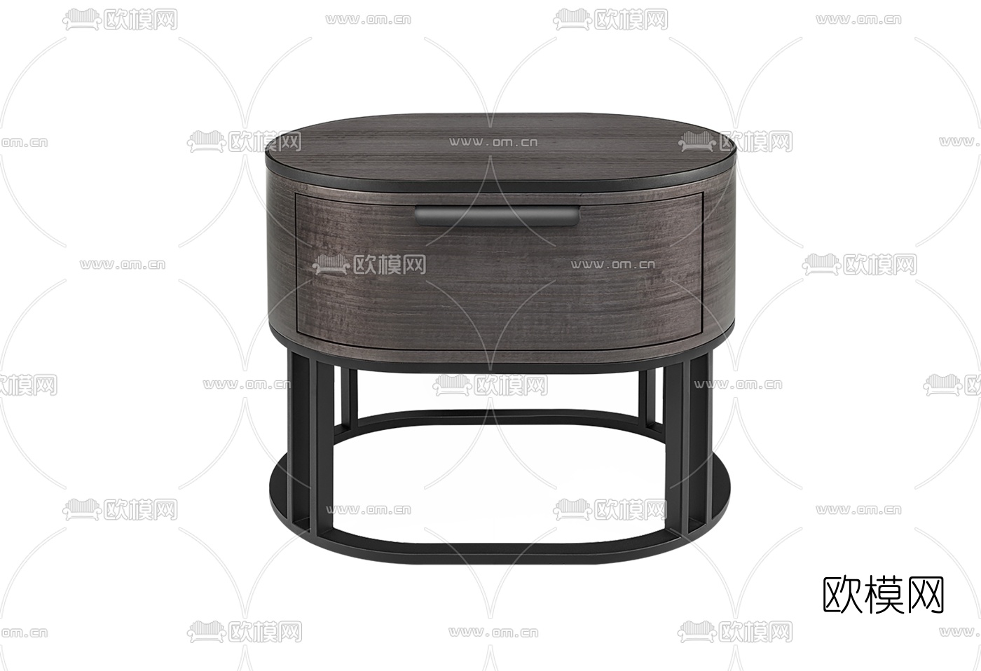 现代意式床头柜3d模型下载（渲染图3）