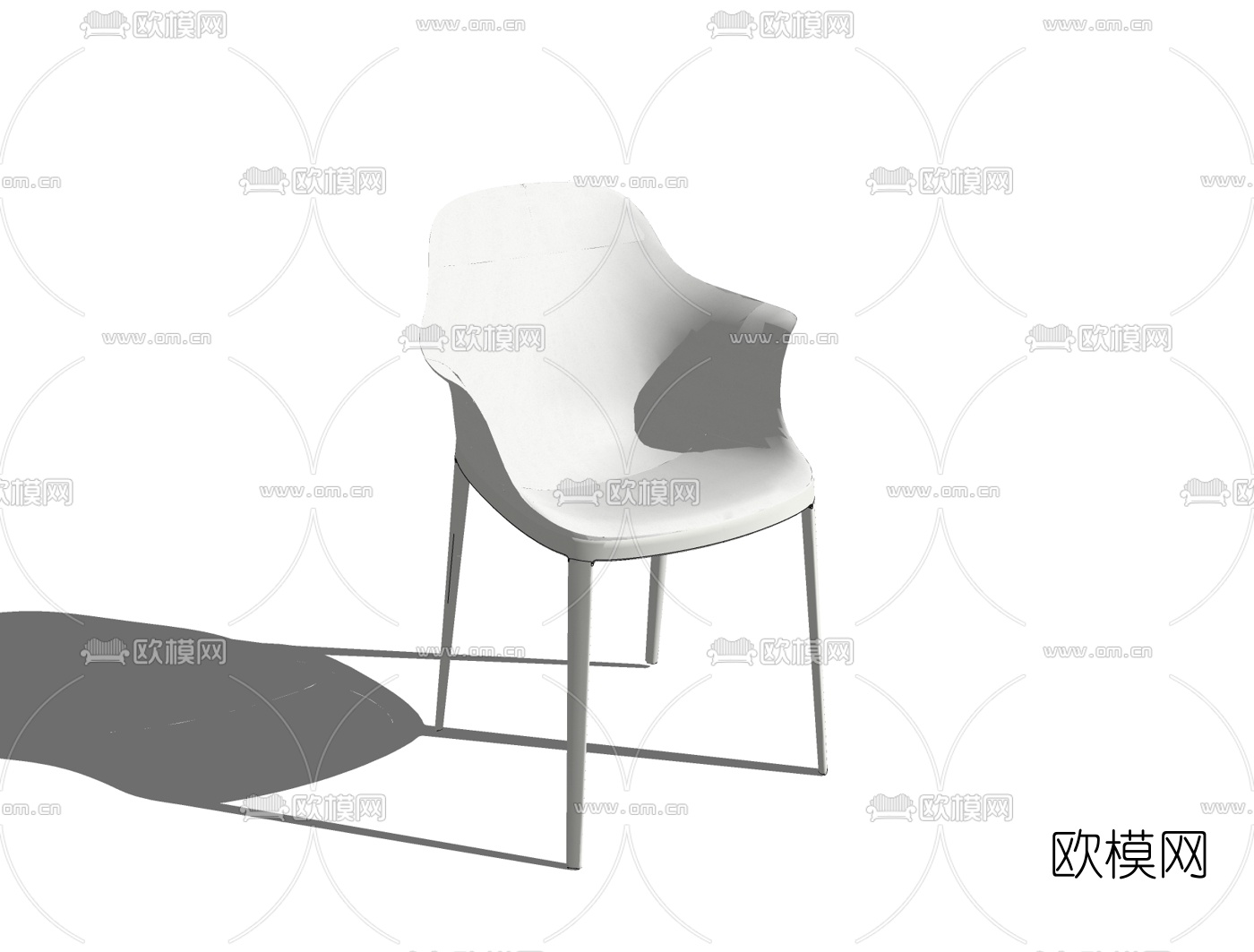 现代单椅免费su模型下载