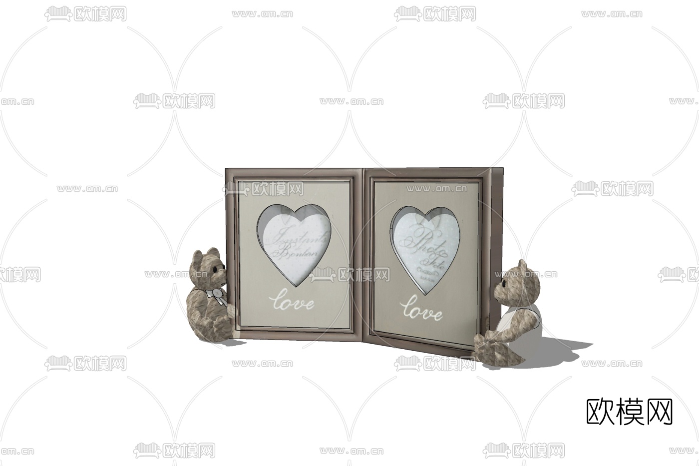 北欧装饰画免费su模型下载