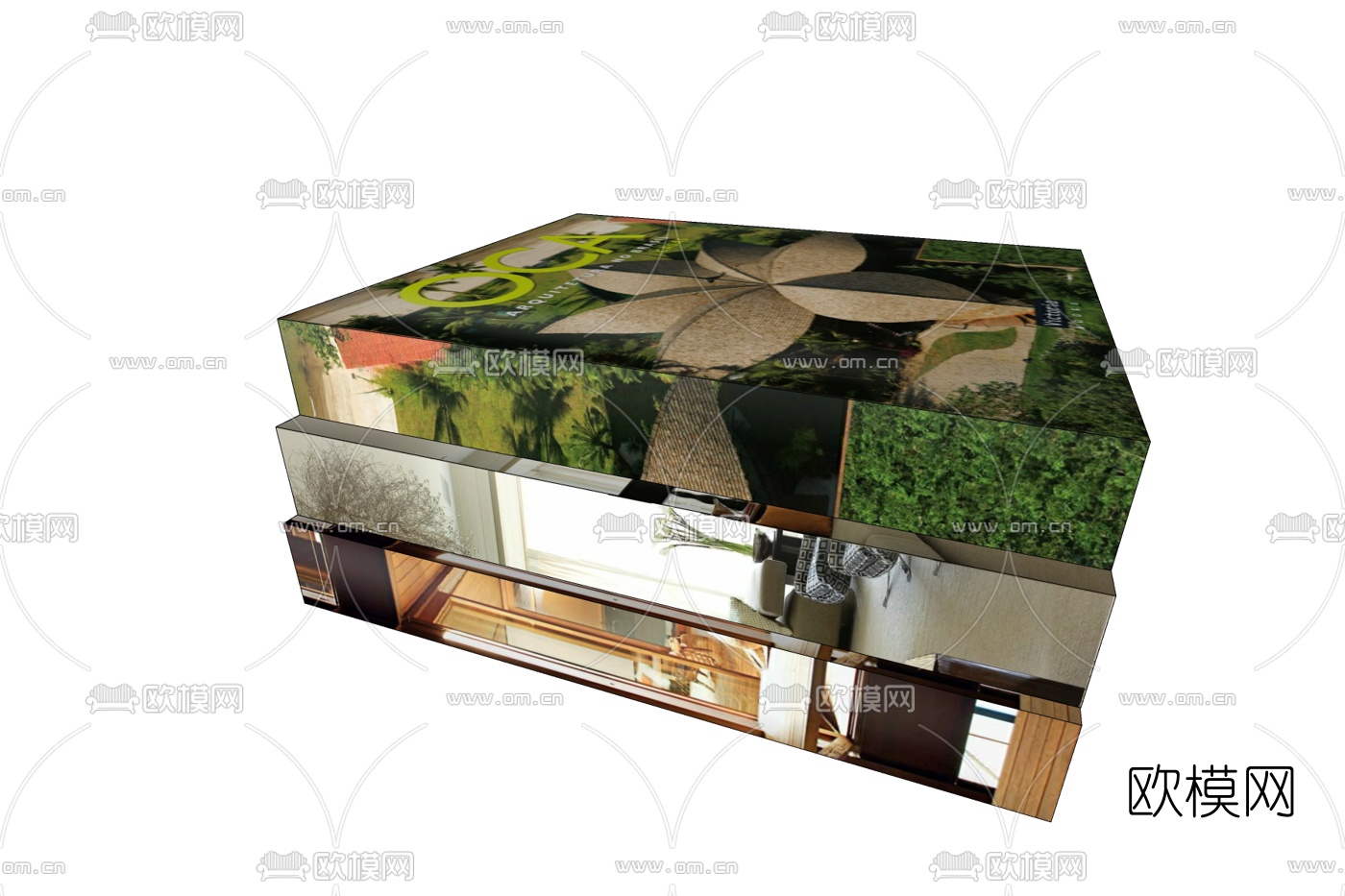 现代书籍免费su模型下载