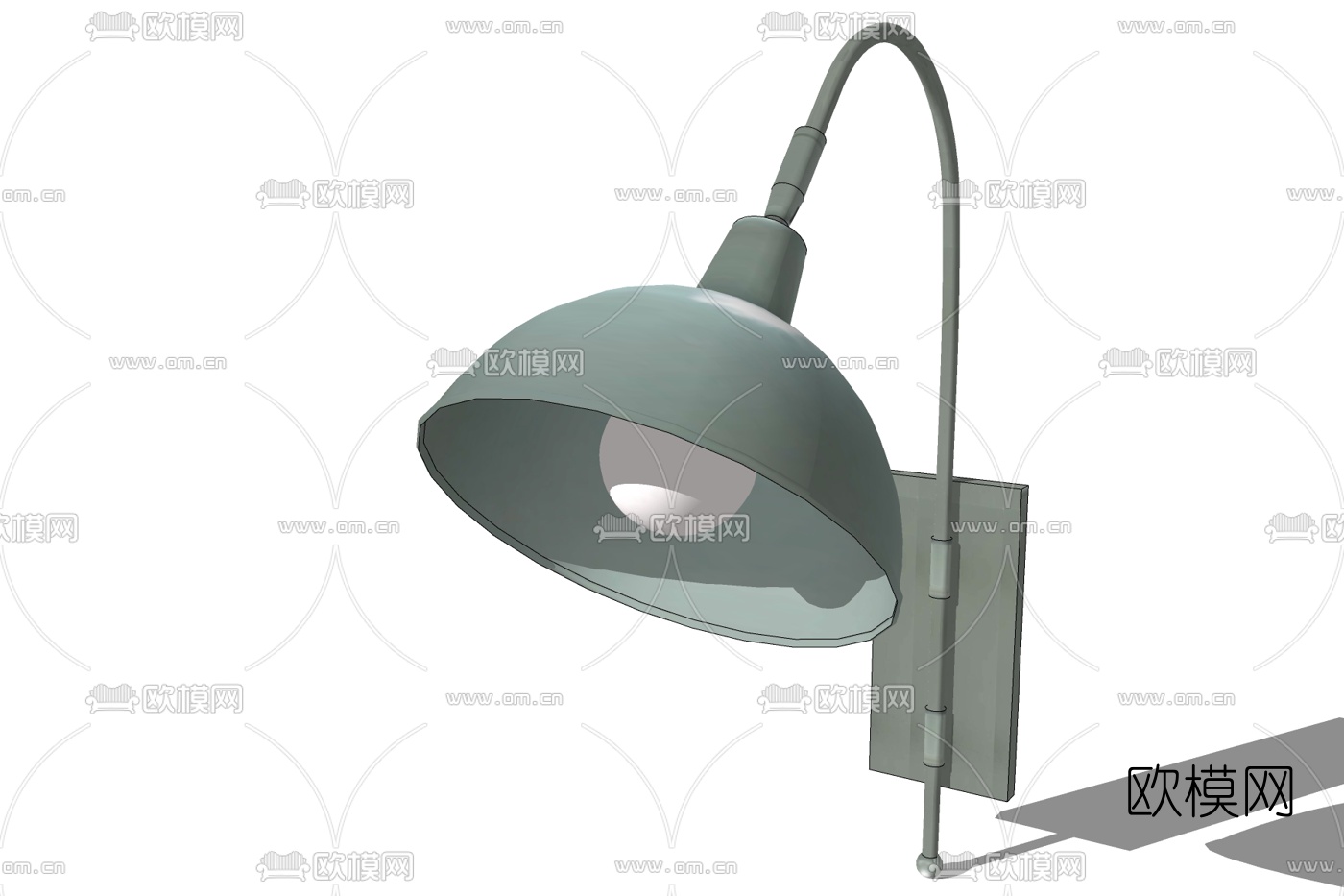 工业风金属壁灯免费su模型下载