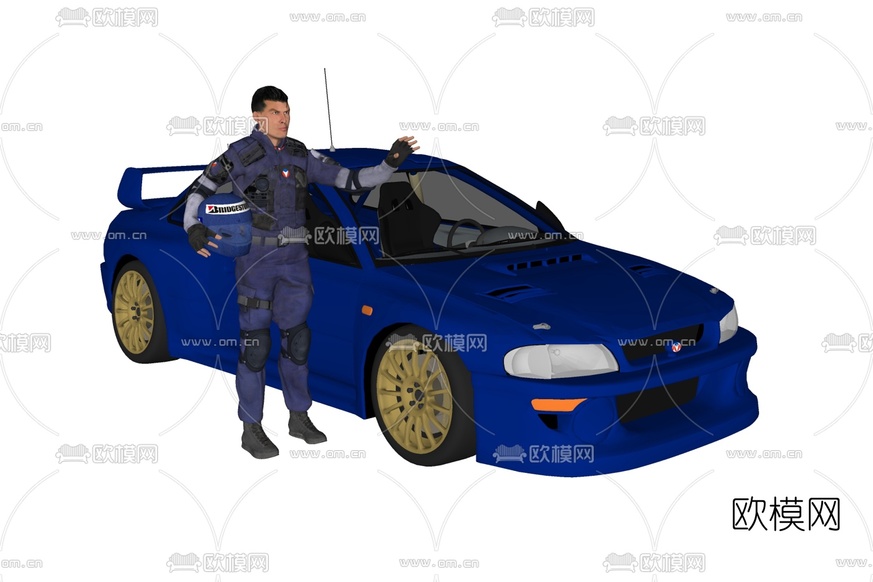 现代跑车免费su模型下载