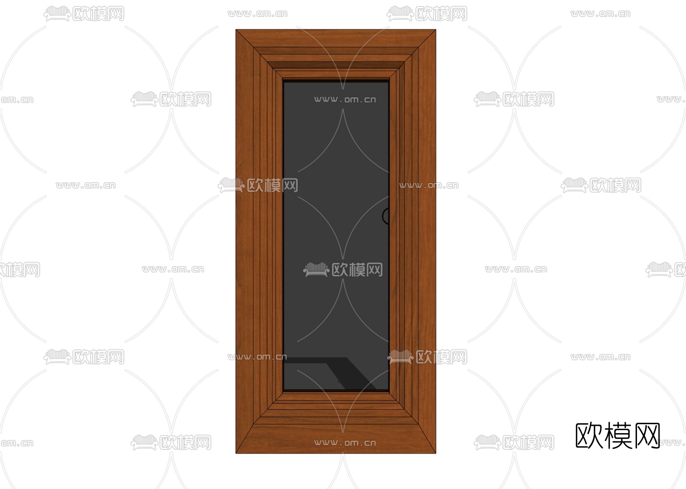 现代窗户免费su模型下载