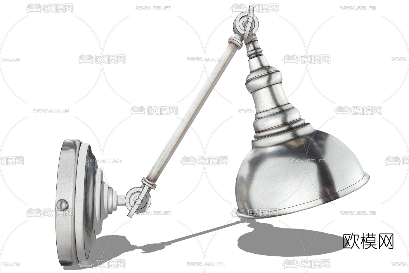 工业风金属壁灯免费su模型下载