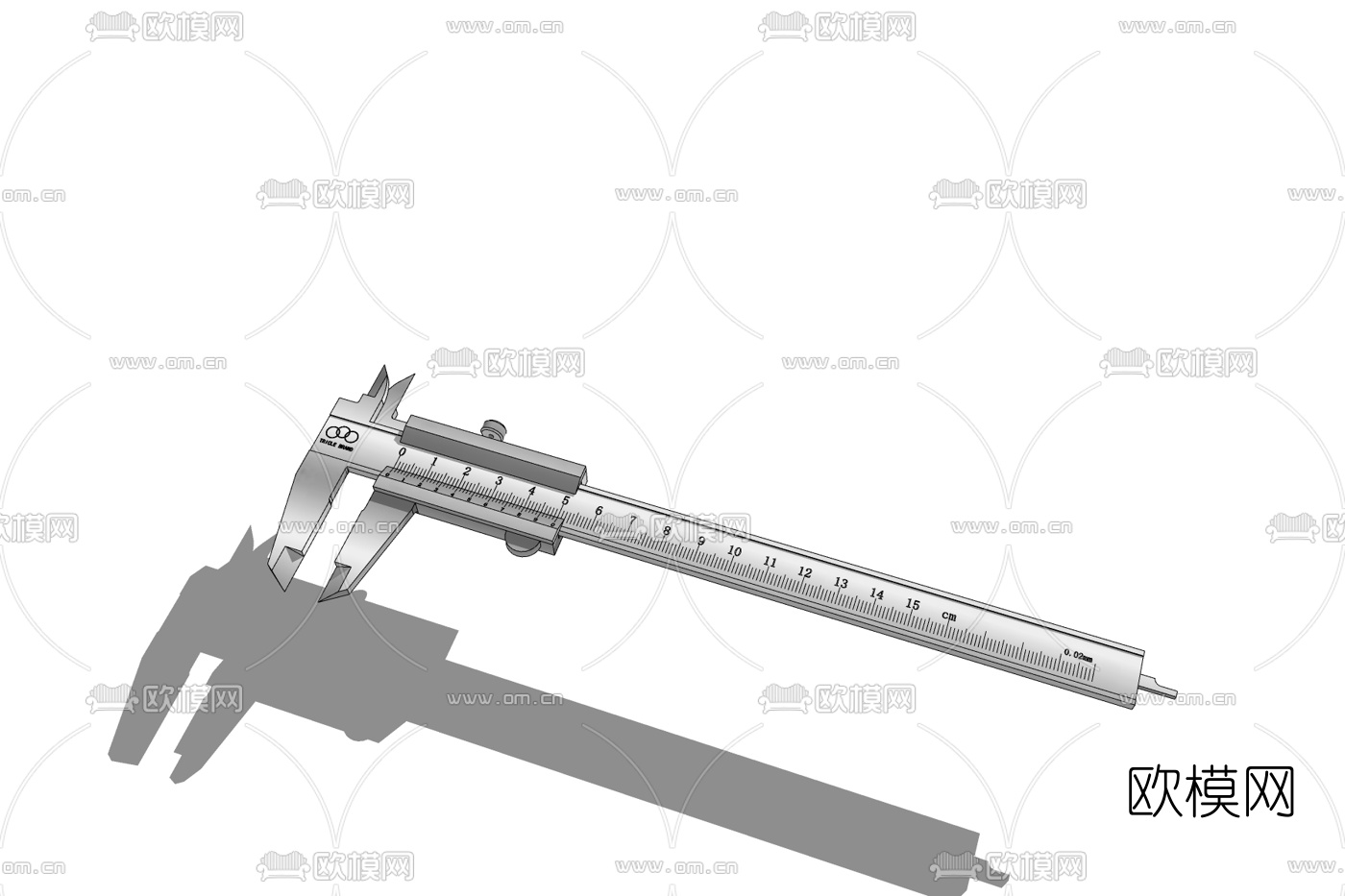 现代尺子免费su模型下载