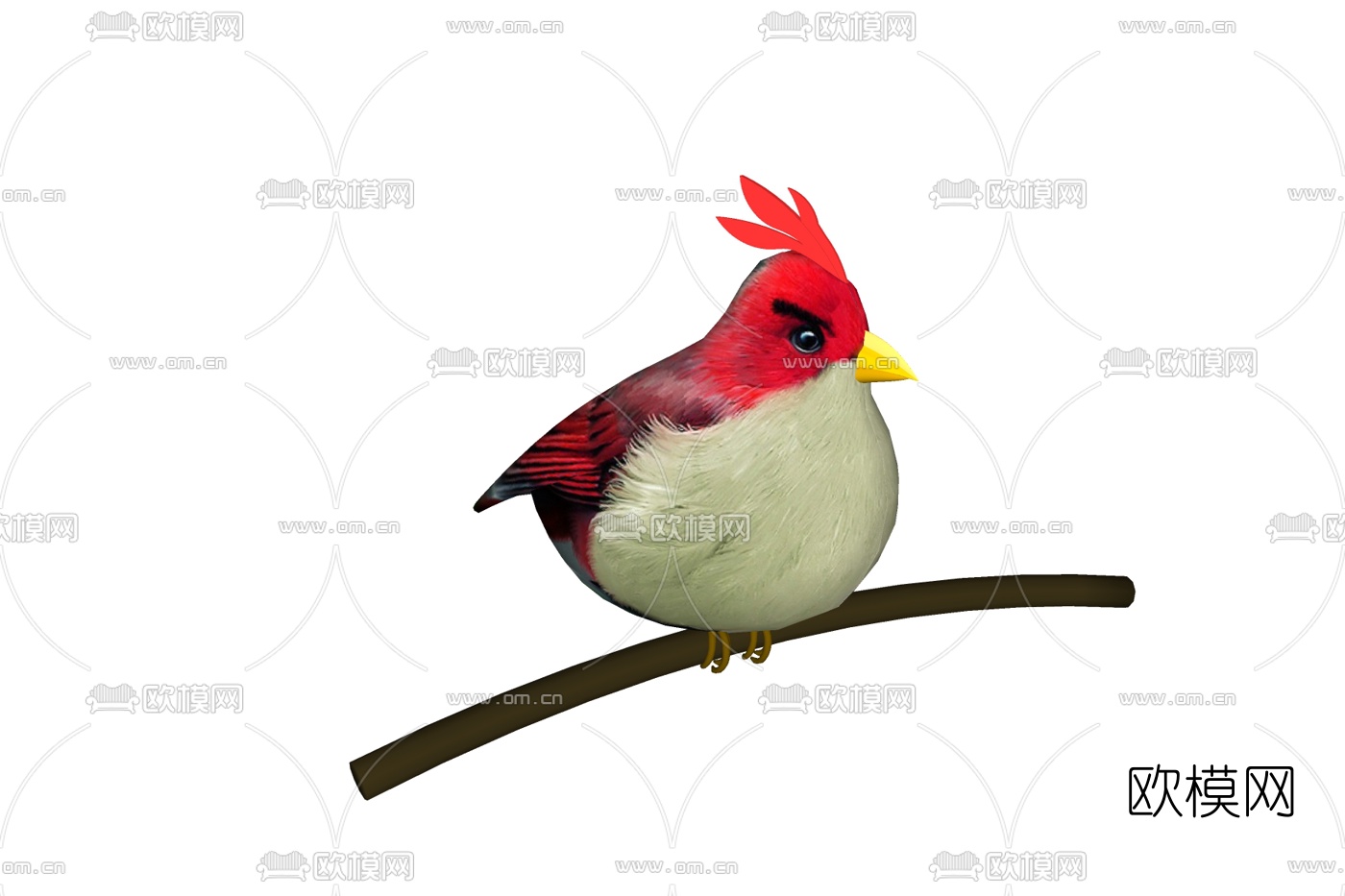 现代小鸟免费su模型下载