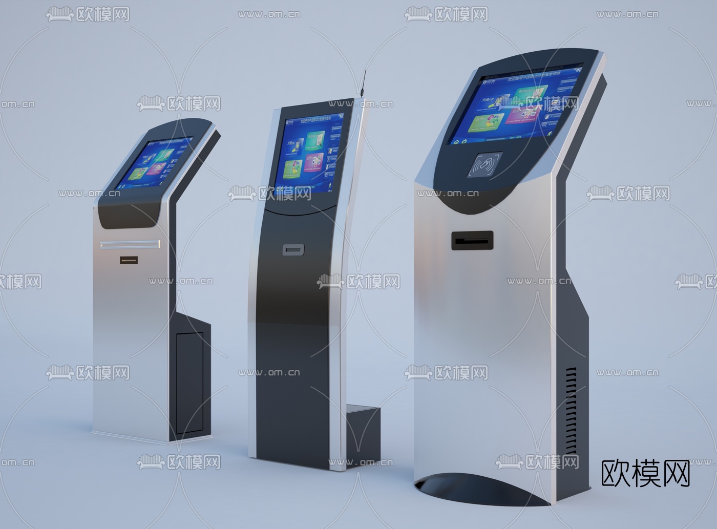 现代银行自动取号机模型