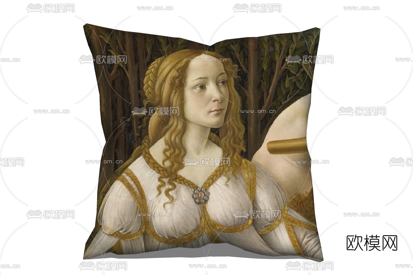 简欧抱枕免费su模型下载