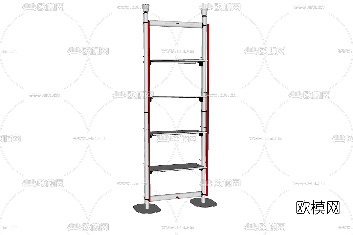 现代展示架免费su模型下载