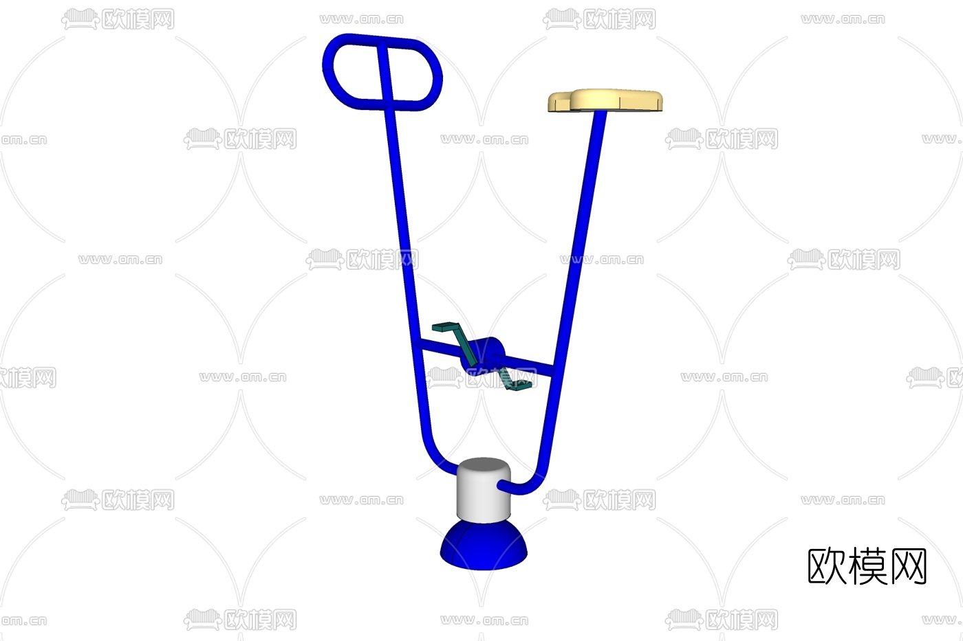 现代儿童游乐设备免费su模型下载