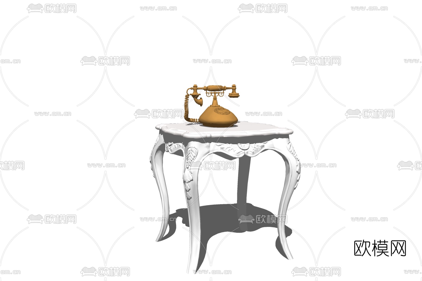 欧式角几免费su模型下载