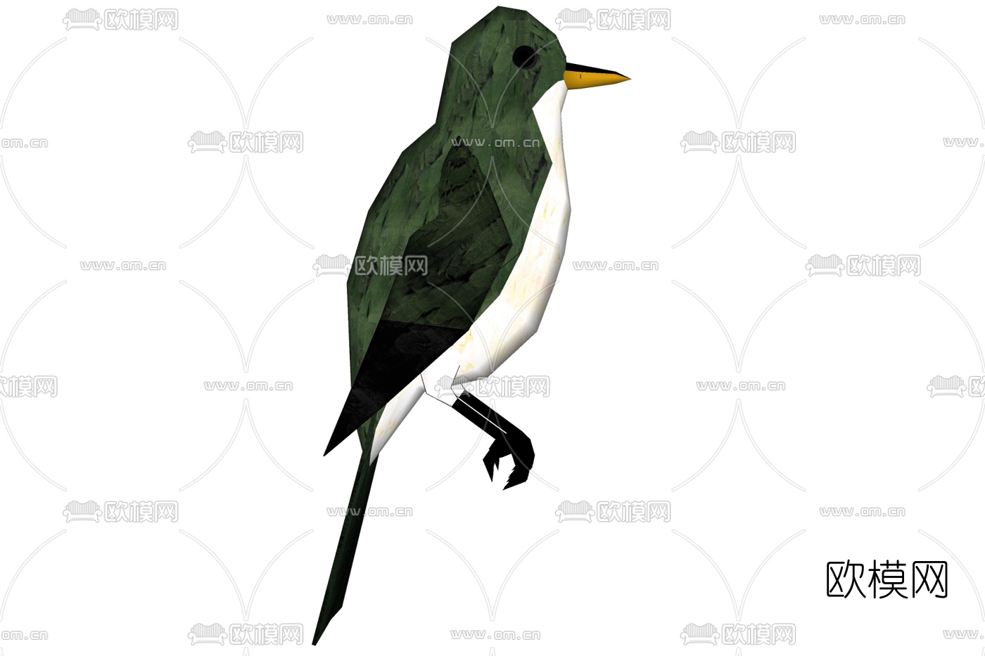 现代小鸟免费su模型下载