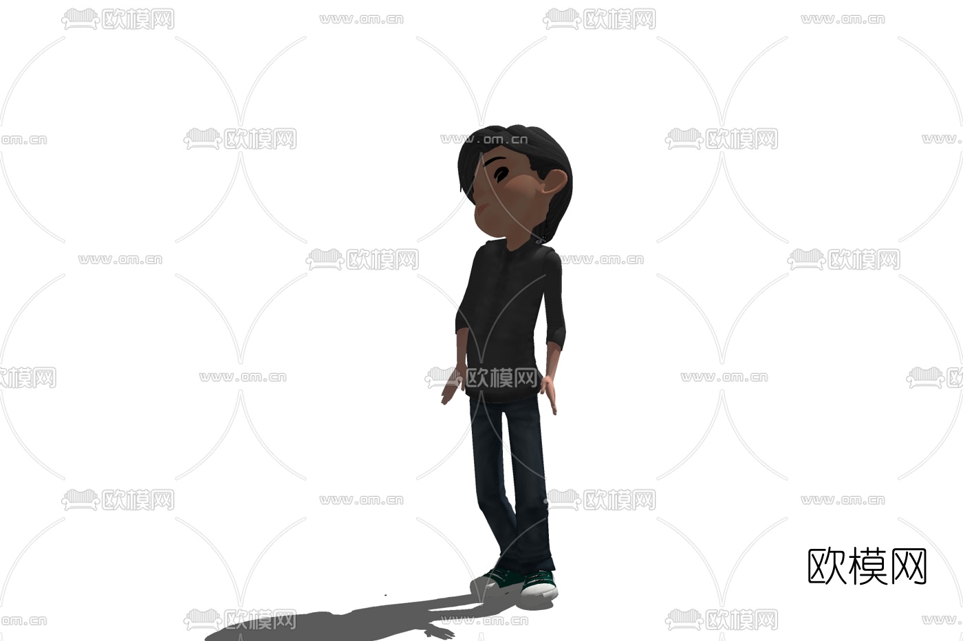 现代小孩男性免费su模型下载