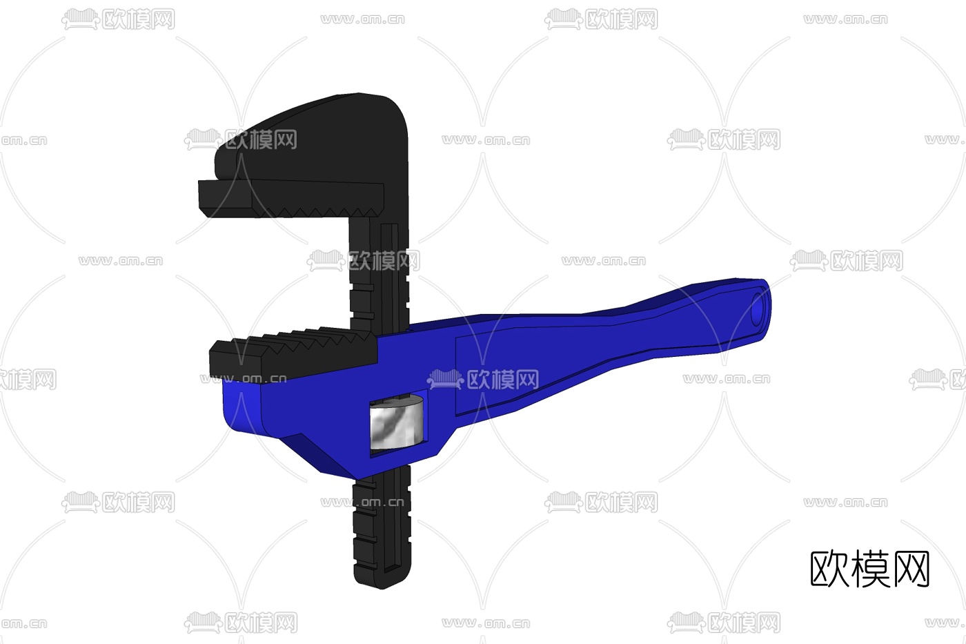 现代万能扳手免费su模型