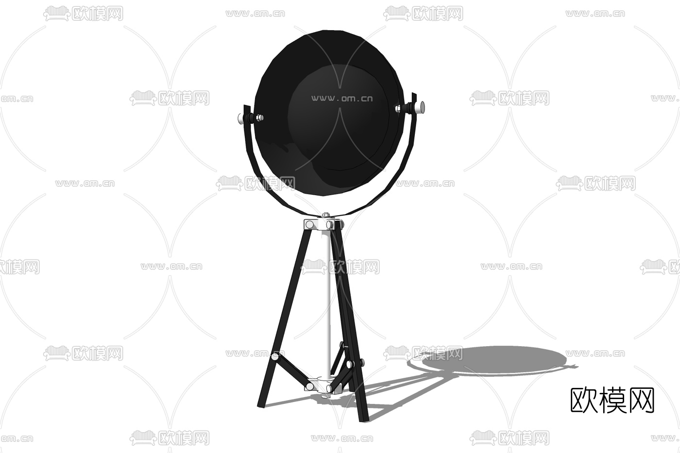 现代摄影器材免费su模型下载