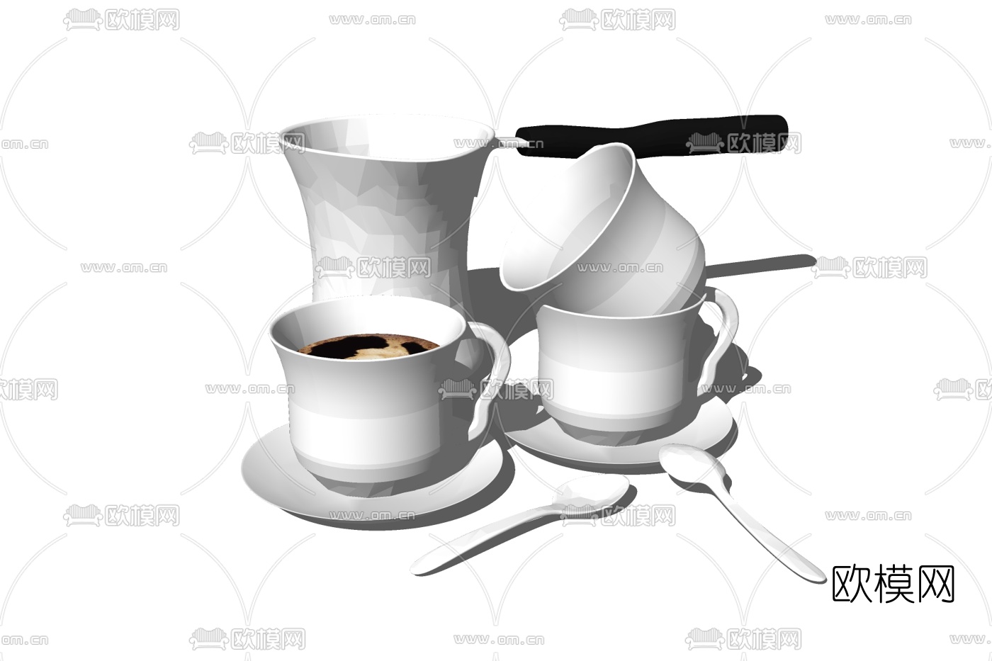 简欧杯具免费su模型下载