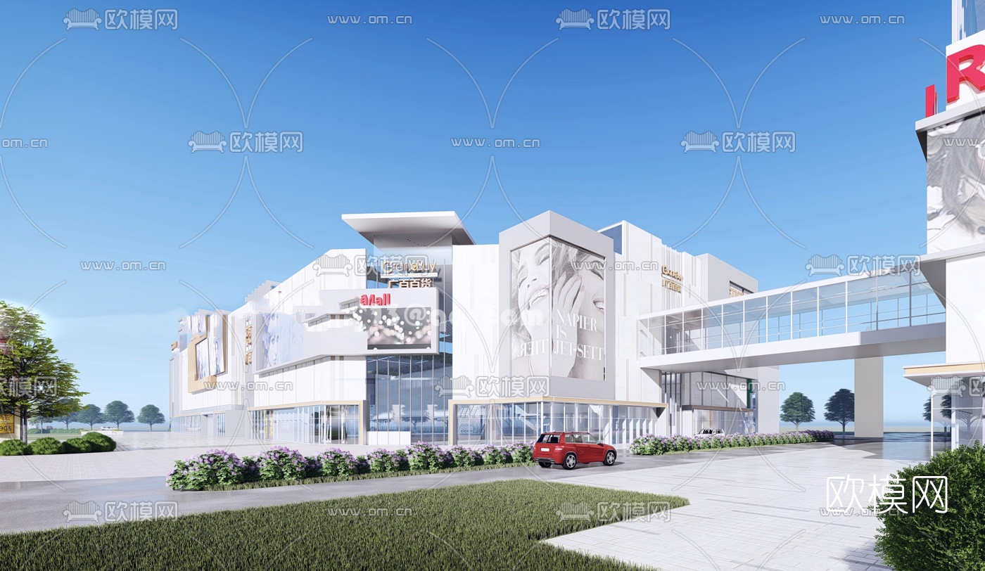 现代酒店su模型下载（渲染图6）