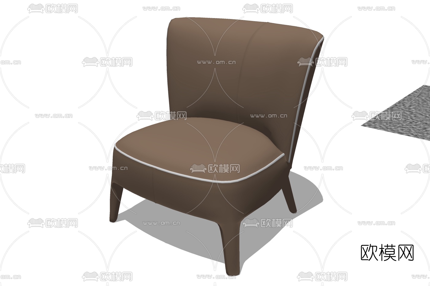 现代休闲沙发免费su模型下载