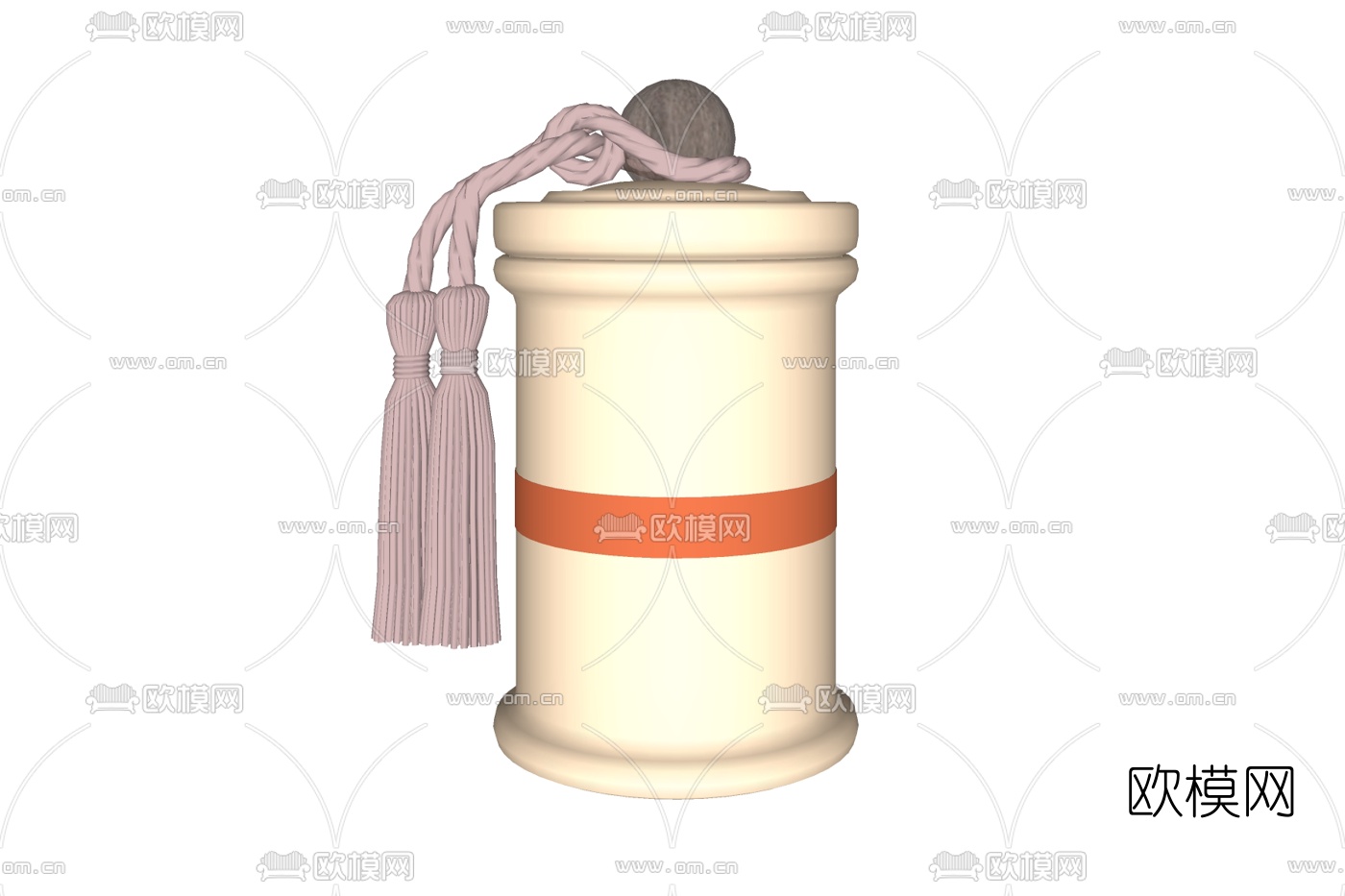 现代陶瓷罐子免费su模型下载