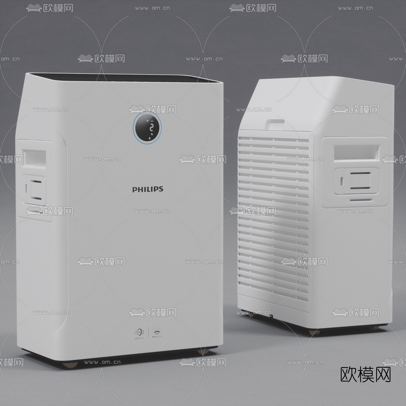 现代空气净化器3d模型