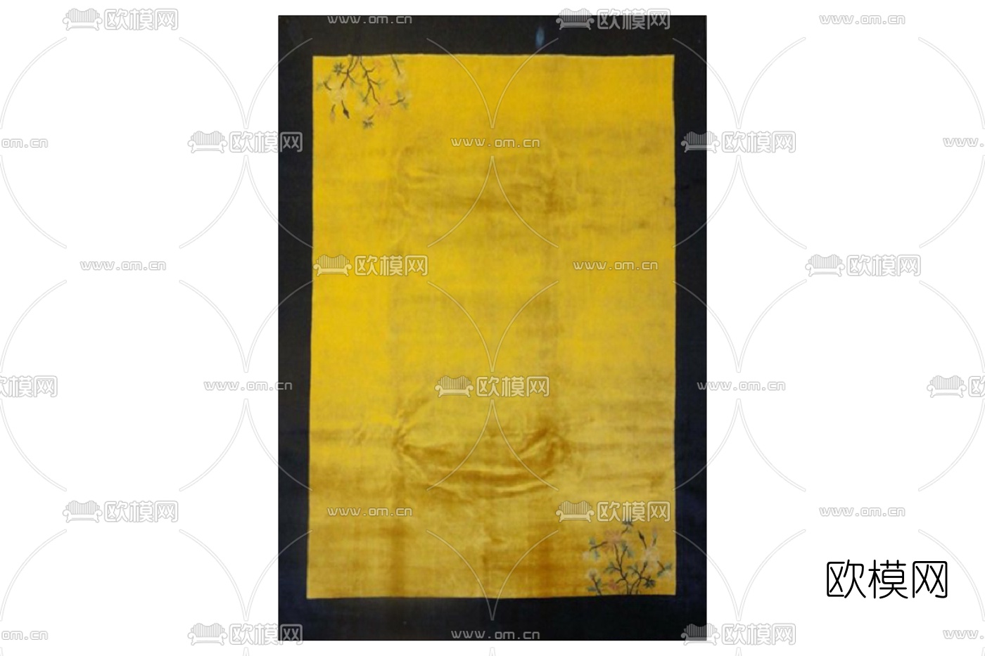 中式地毯免费su模型下载