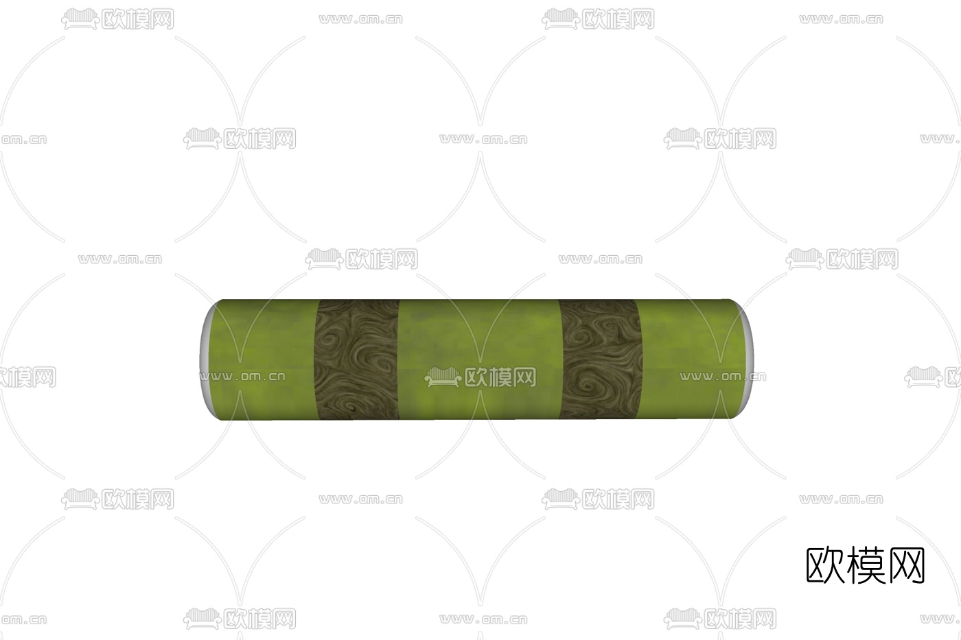 中式布艺颈椎枕免费su模型下载