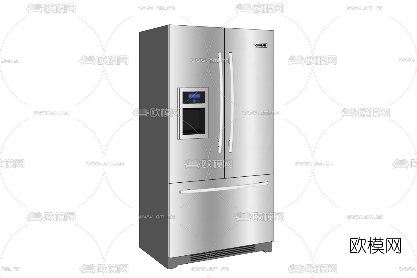 现代电视机免费su模型下载