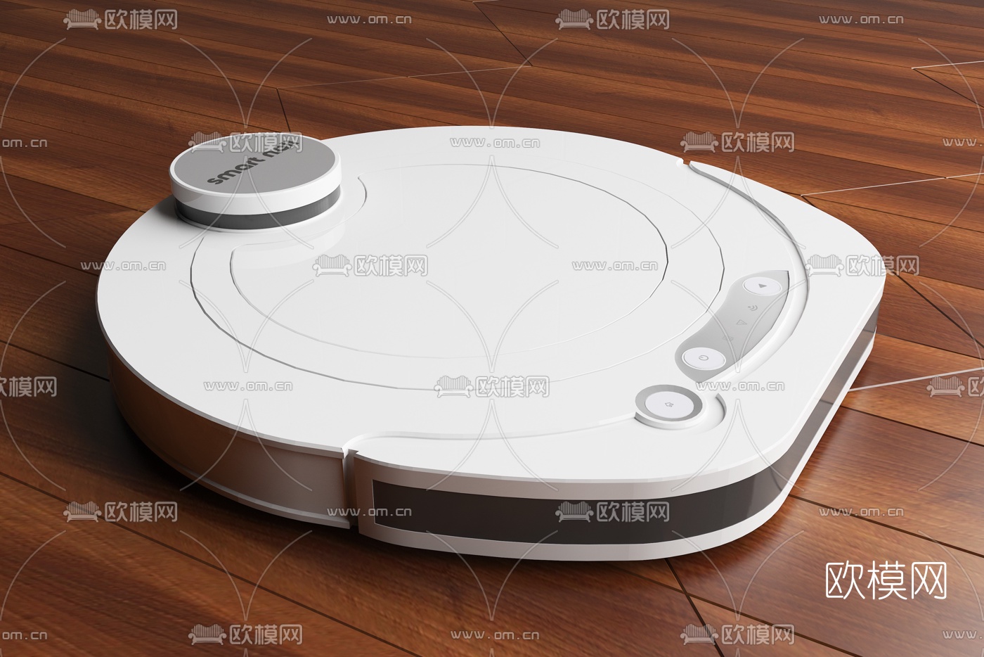 现代扫地机器人3d模型下载
