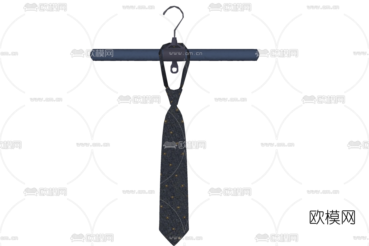 现代领带衣架免费su模型下载