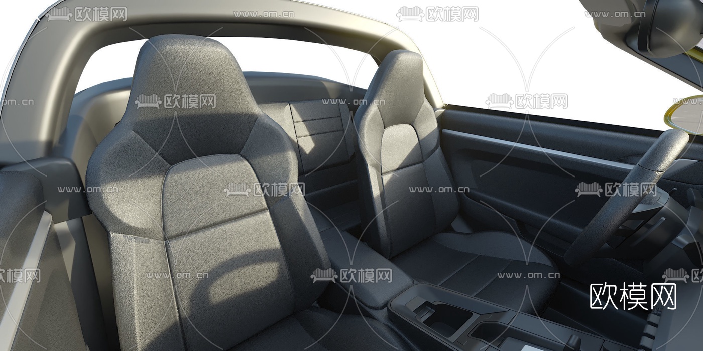 现代保时捷汽车3d模型