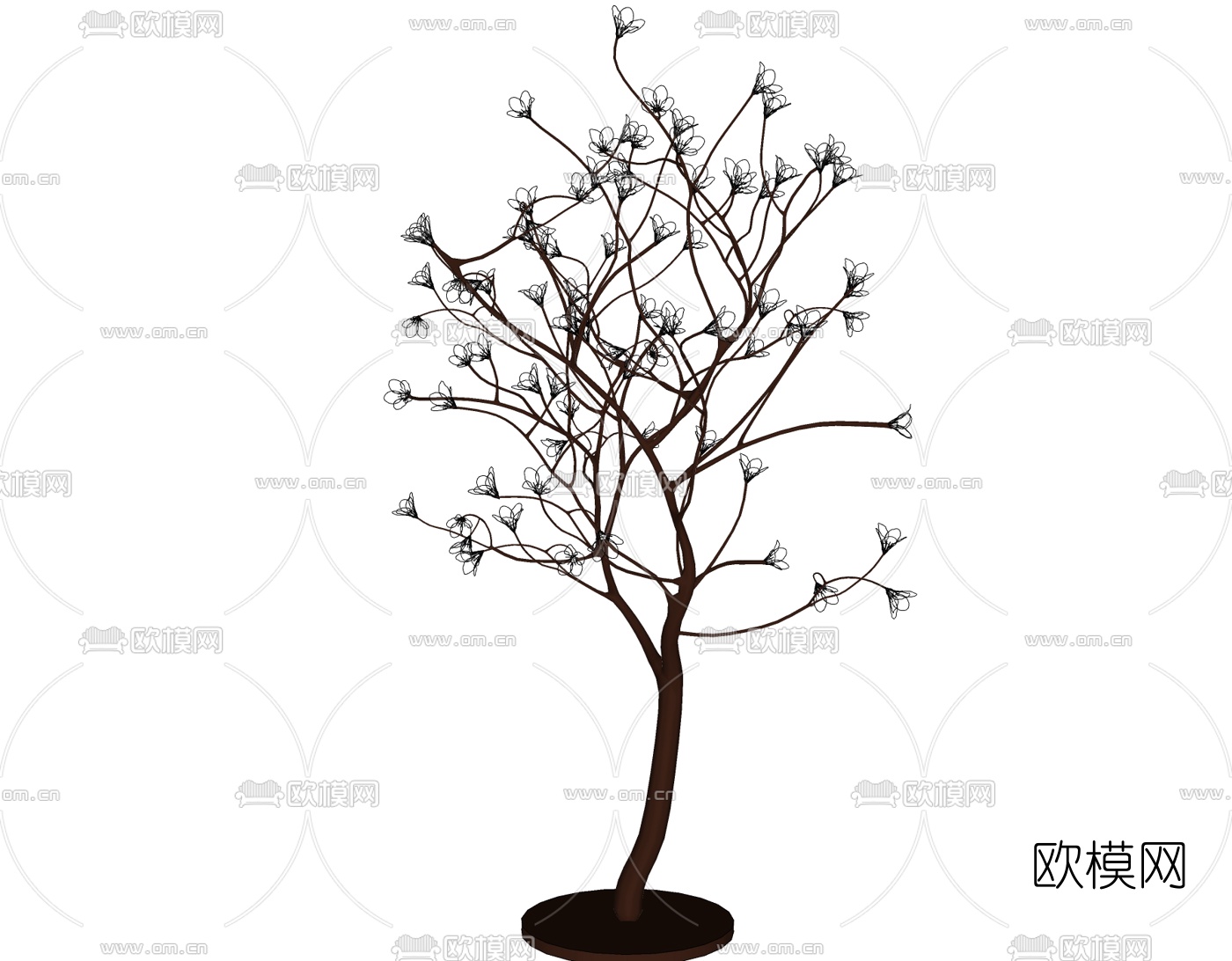 现代雕塑小品免费su模型下载